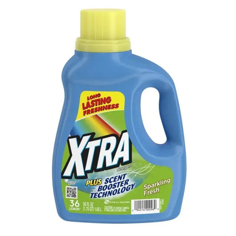 Xtra  Laundry Liquid Detergent  6X56oz  Sparkling Fresh