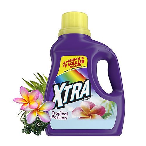 Xtra  Laundry Liquid Detergent  6X57.5oz  Tropical Passion