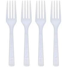 Fork  Plastic  Cutlery  48X51ct   White