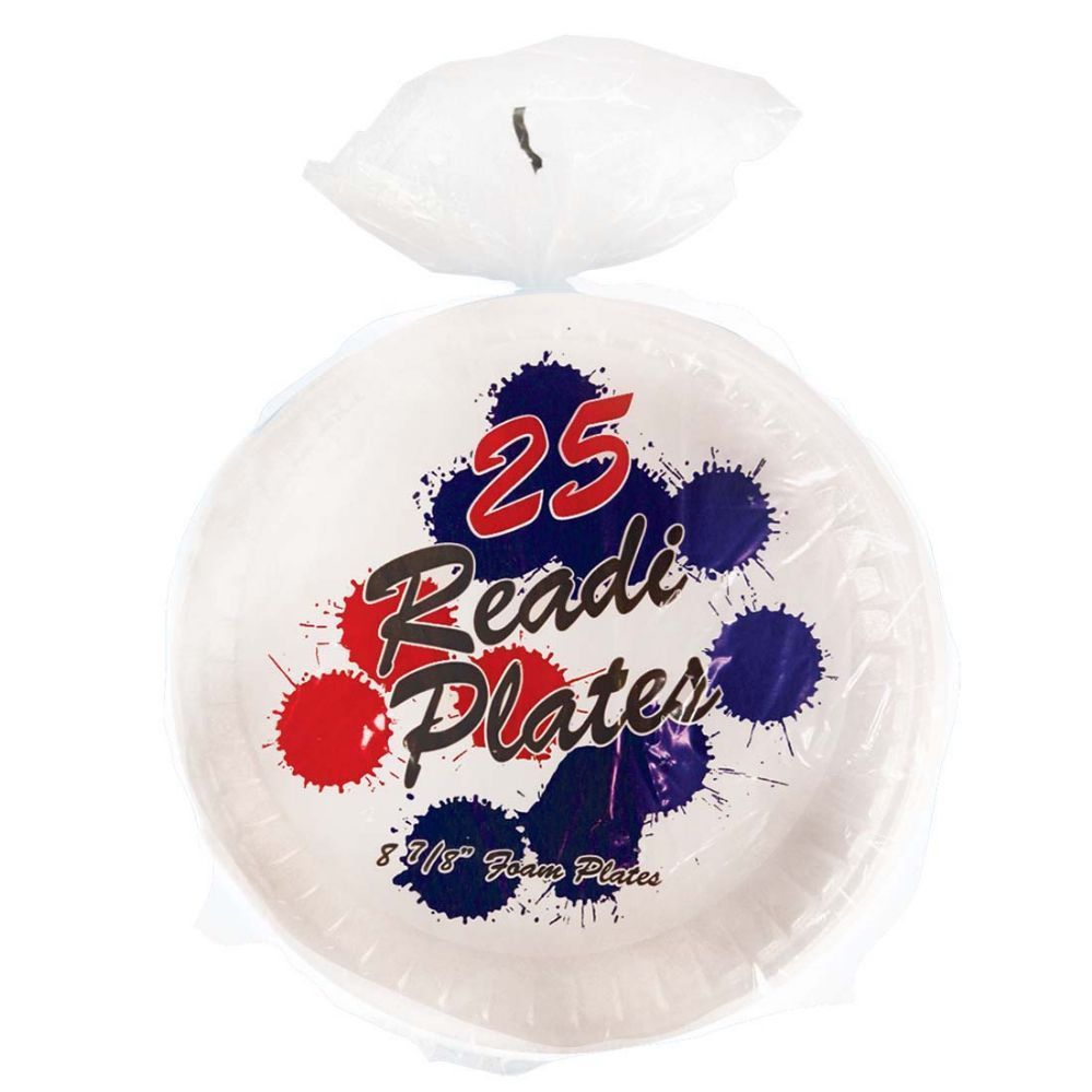 Ready Foam Plates 48/25ct