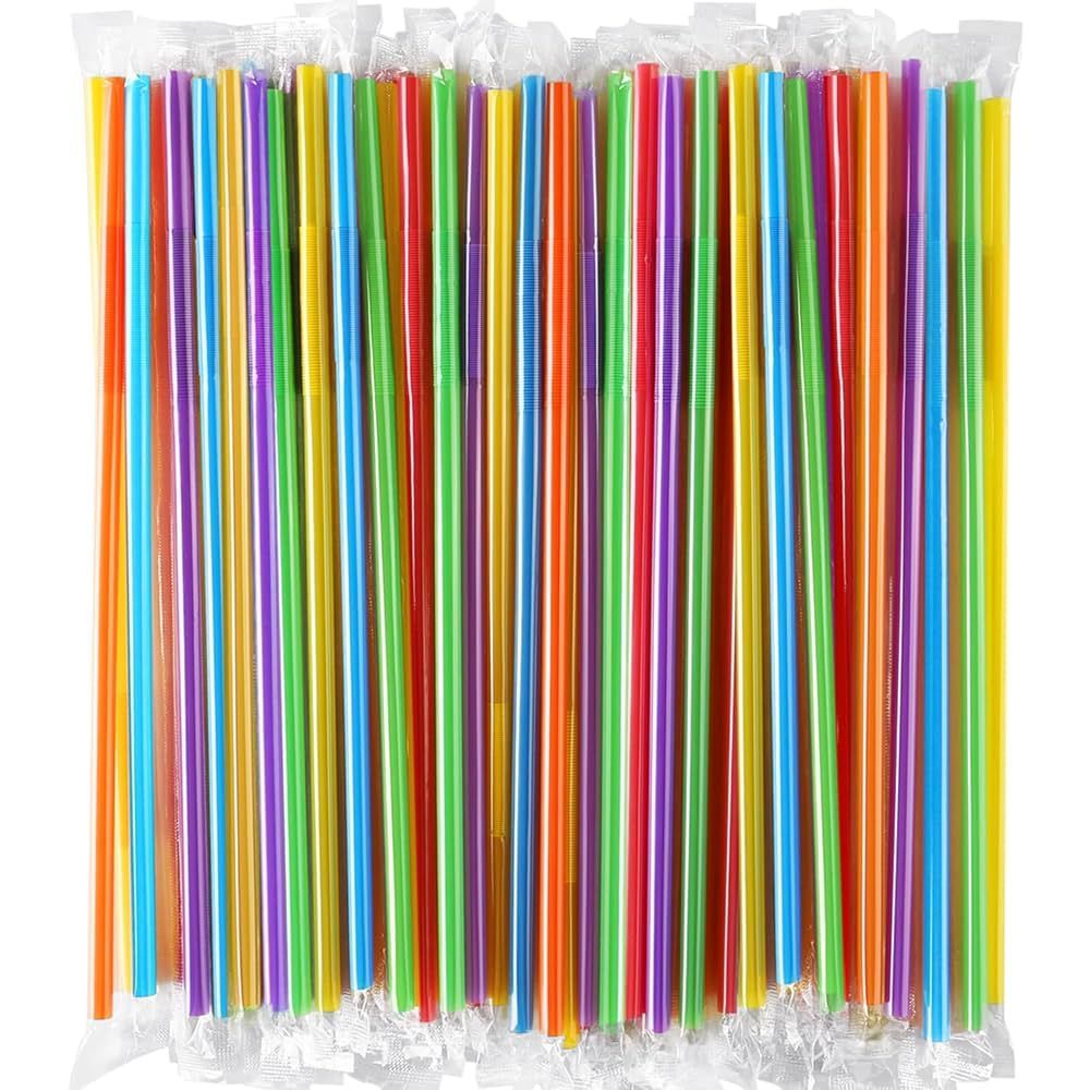 Plastic  Wraped Straws 24/300ct