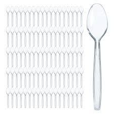 Spoon  Plastic  Cutlery  48X51ct   Clear