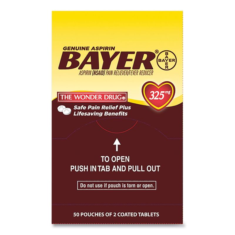 Bayer  Genuine Aspirin 50X2ct