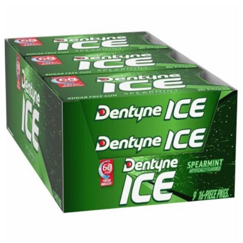 Dentyne Ice Gum 9X16ct Spearmint