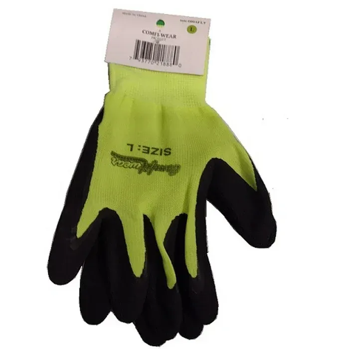 Comfi Grip Foam Coated Gloves-L  12's  Green