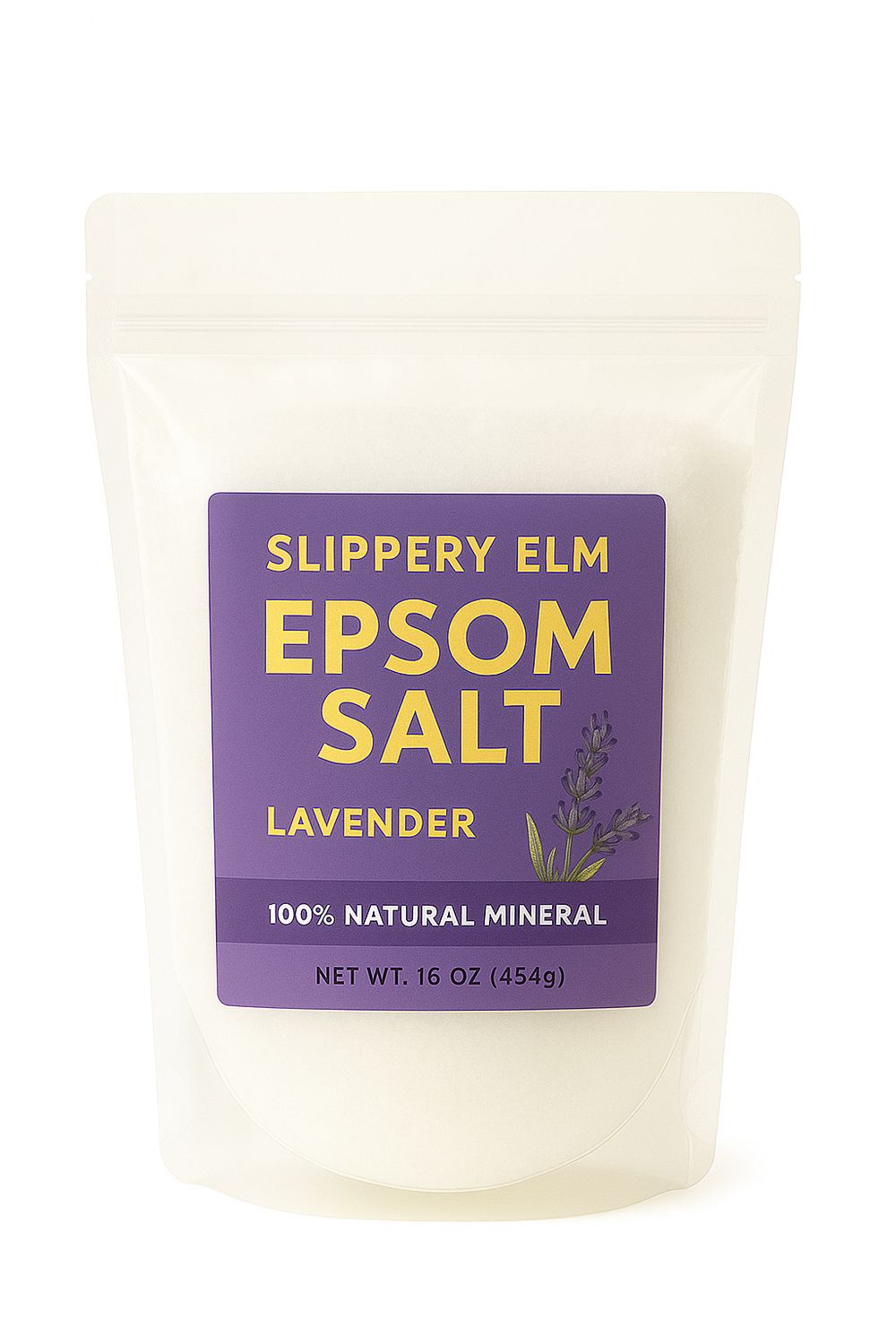 Epsom Salt  Bag 12/16oz Lavender  #29002