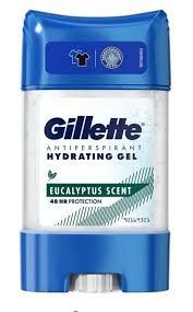 Gillette Clear Gel Deodorant   6X70ml  Eucalyptus