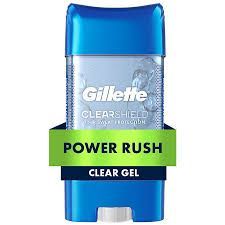 Gillette Clear Gel Deodorant  6X70ml  Power Rush