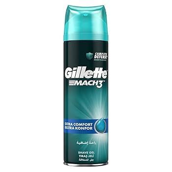 Gillette  Math3 Shaving   Gel  24/72ml Extra Comfort