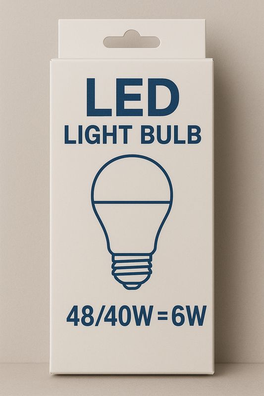 LED Light Bulb  48/40W=6W  #90