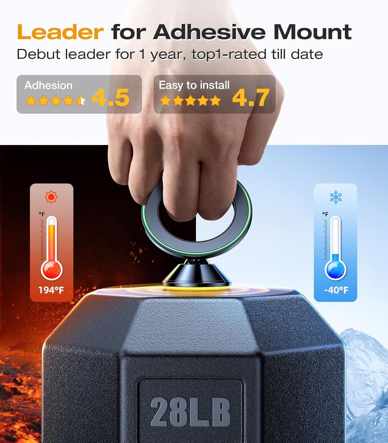 VICSEED for MagSafe Car Mount Dashboard