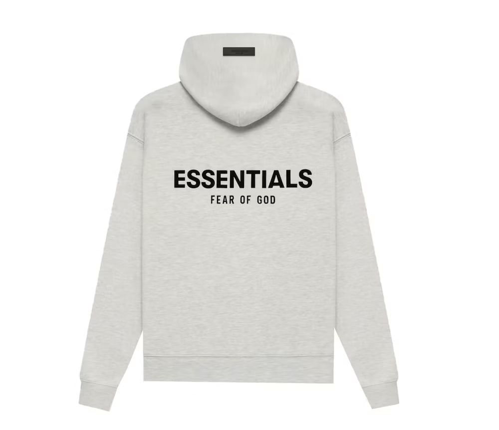 Fear of God Essentials Hoodie Grey &#39;Light Oatmeal&#39;