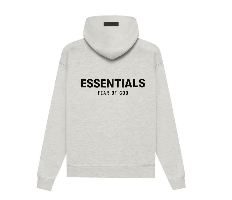 Fear of God Essentials Hoodie Grey &#39;Light Oatmeal&#39;