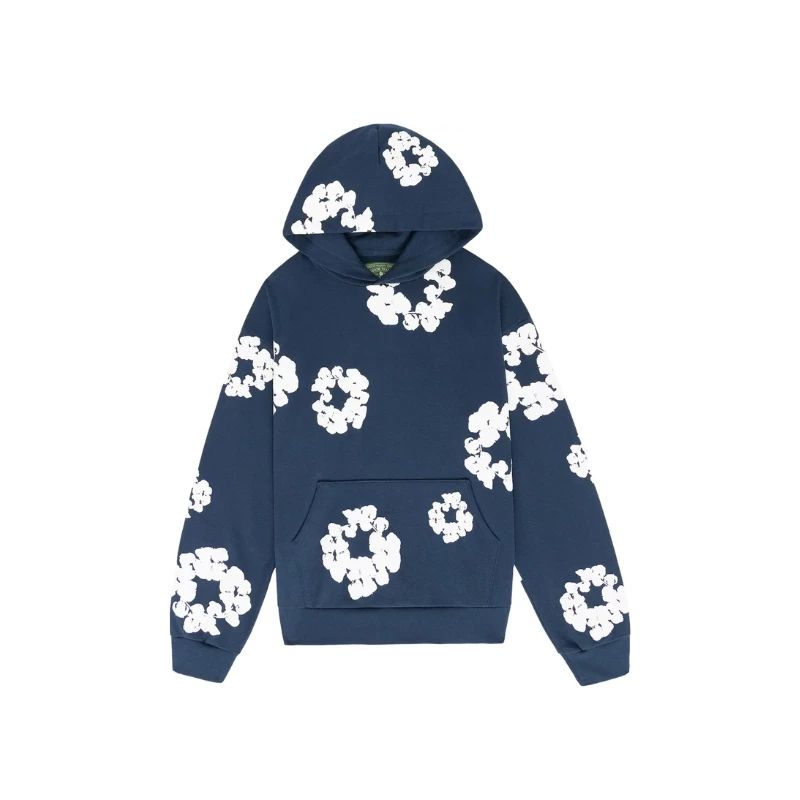 Denim Tears Hoodie Navy Bluza