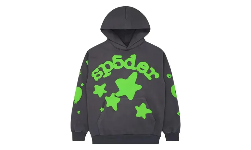 Sp5der Slate Beluga Hoodie Bluza