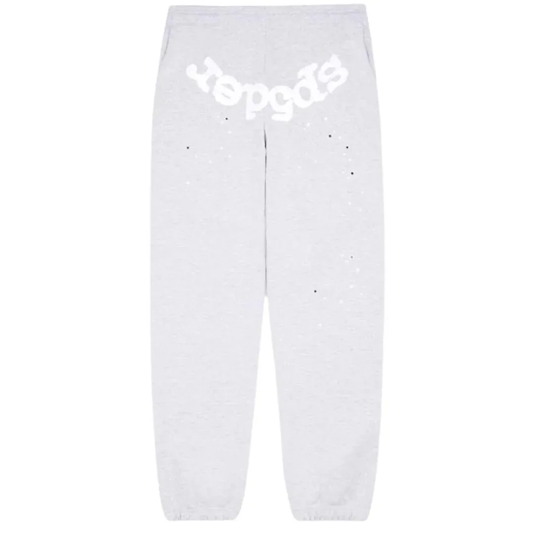 Sp5der OG Web Heather Grey Sweatpants Spodnie