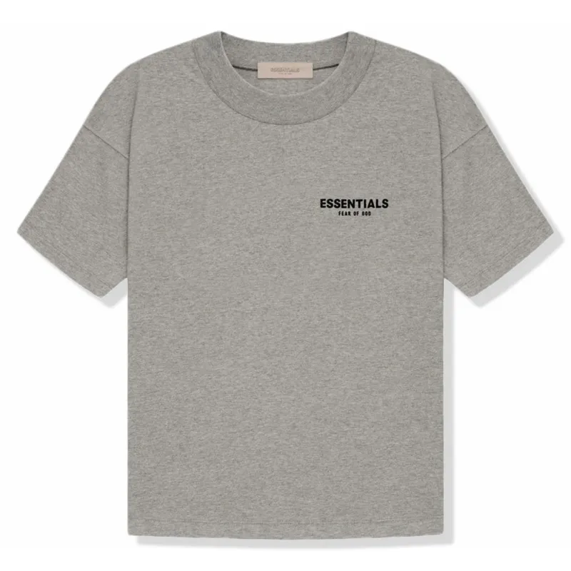 Essentials Dark Oatmeal Tee fw22