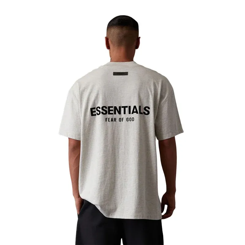 Essentials Light Oatmeal Tee FW22