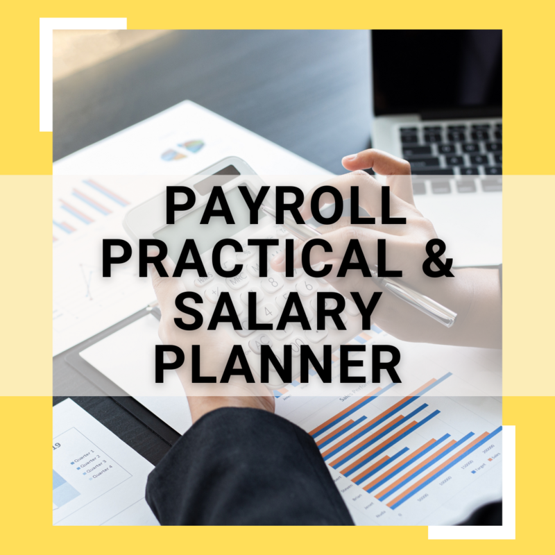 Payroll Practical Self-Study Package + Salary Planner Software Program