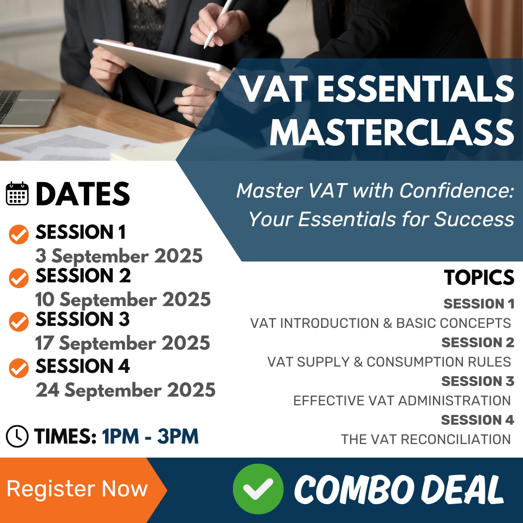 VAT Essentials Masterclass Webinar Series