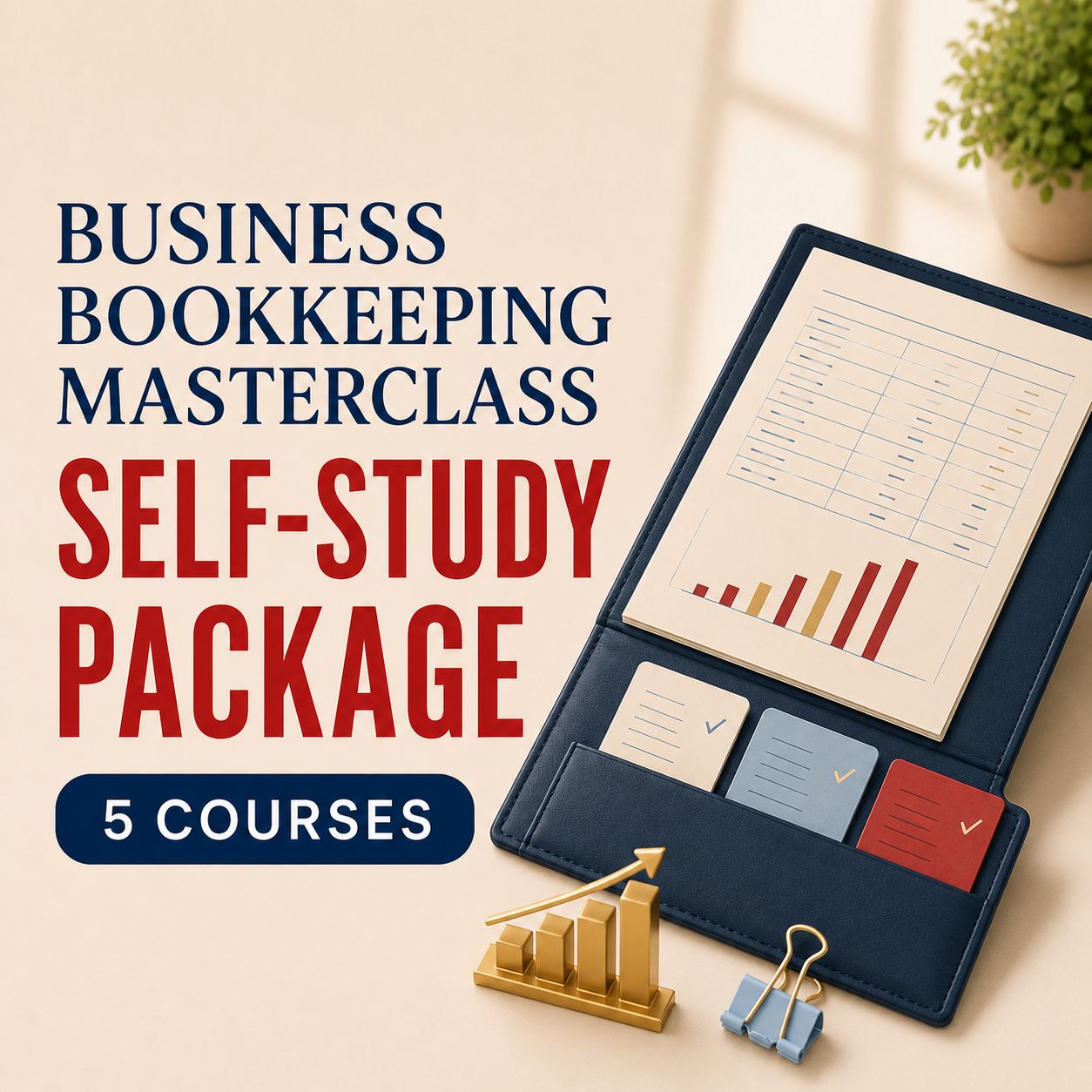 Business Bookkeeping Masterclass Self-Study Package