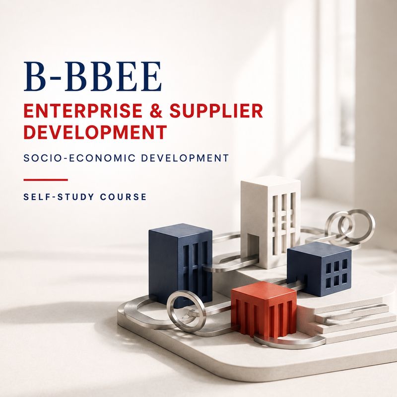 B-BBEE Enterprise and Supplier Development &amp; Socio-Economic Development Course