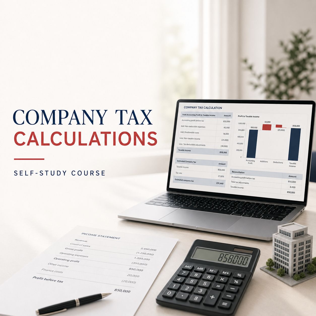 Company Tax Calculations Course