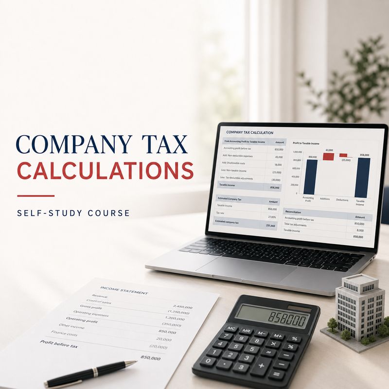 Company Tax Calculations Course