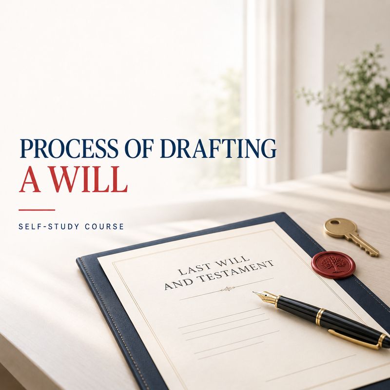 Process of Drafting a Will Course