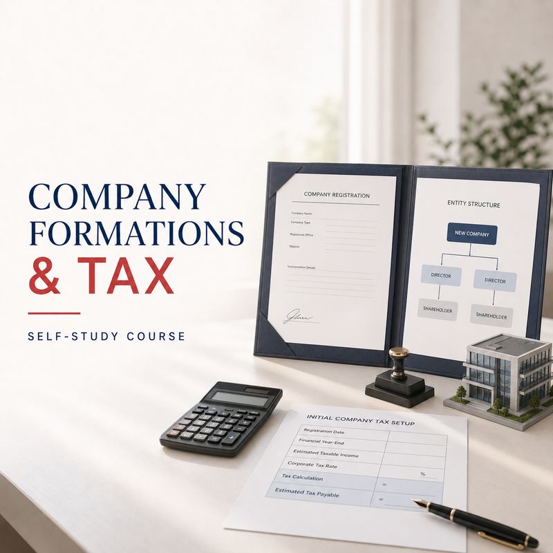 Company Formations &amp; Tax Course