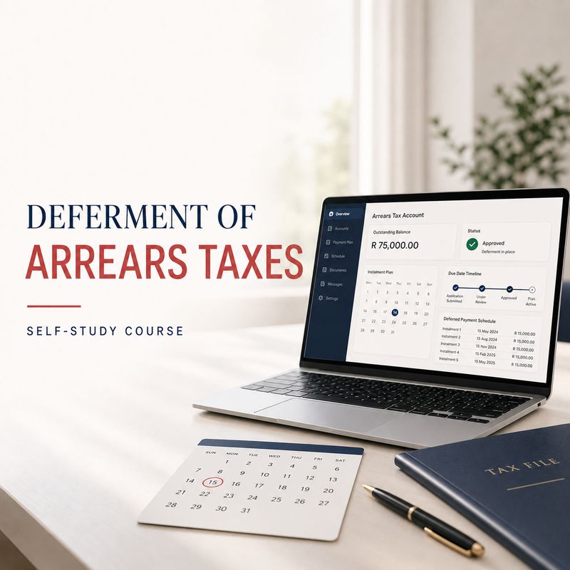 Deferment of Arrears Taxes Course