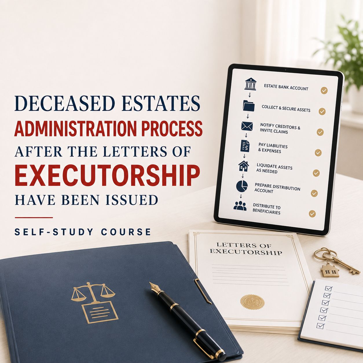 Deceased Estates Process: Administration Process After the Letters of Executorship Have Been Issued Course
