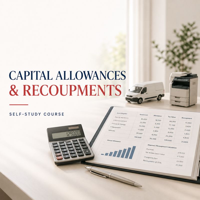 Capital Allowances &amp; Recoupments Course