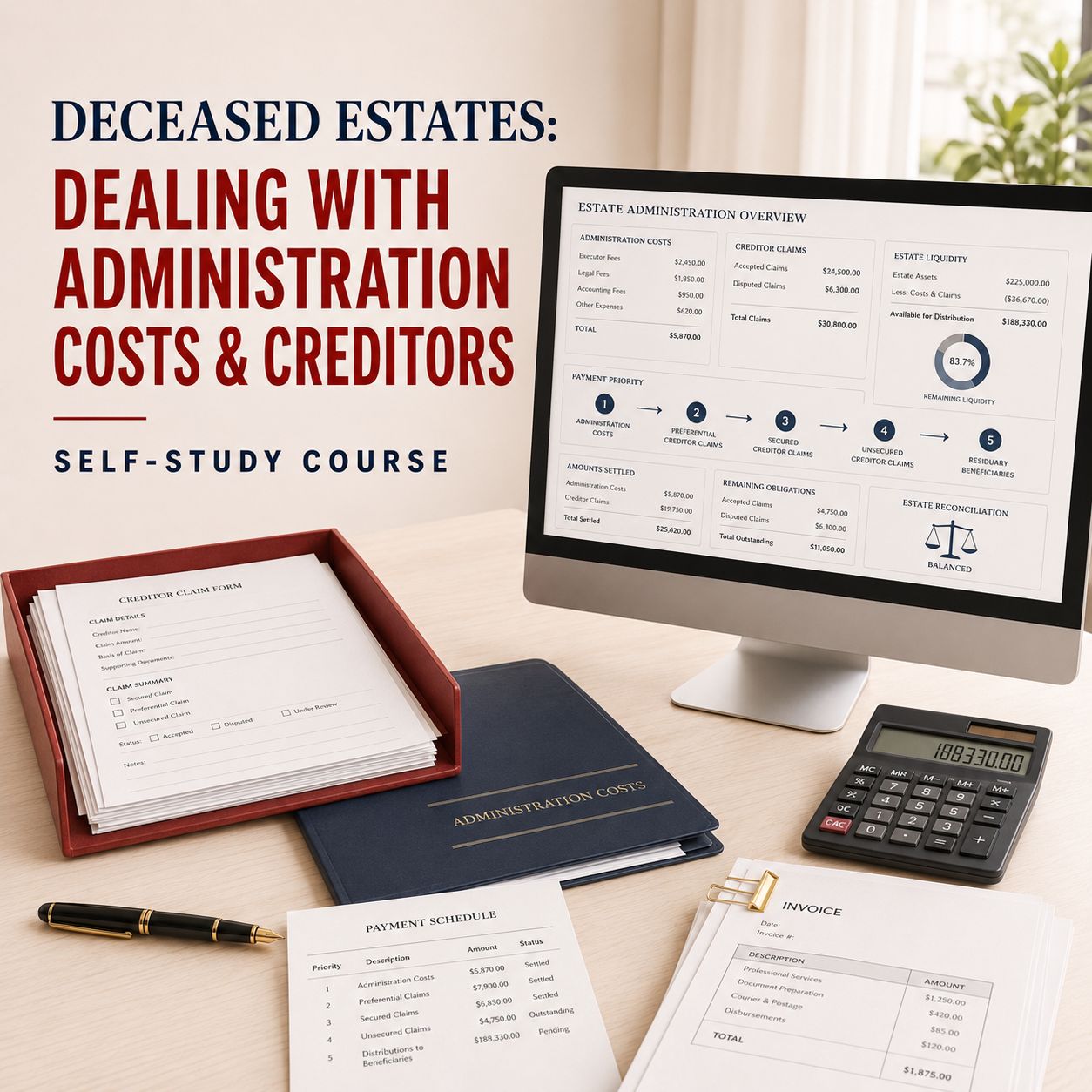 Deceased Estates: Dealing with Administration Costs &amp; Creditors Course