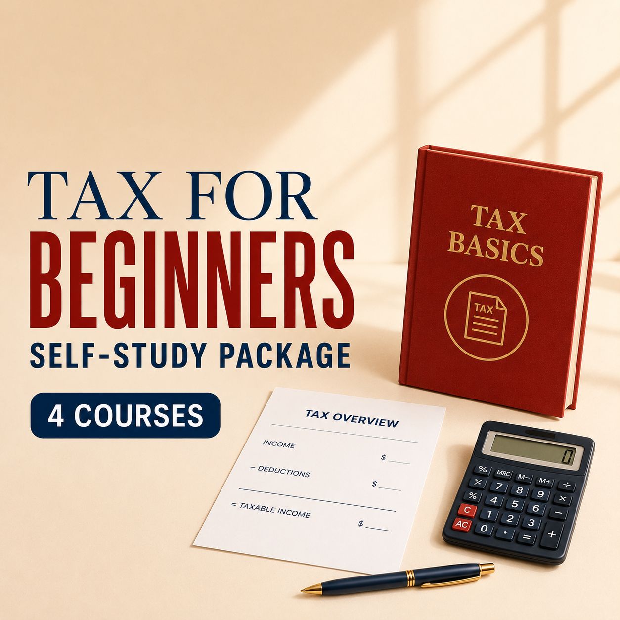 Tax for Beginners Self-Study Package