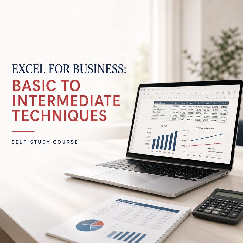 Excel for Business: Basic to Intermediate Techniques Course