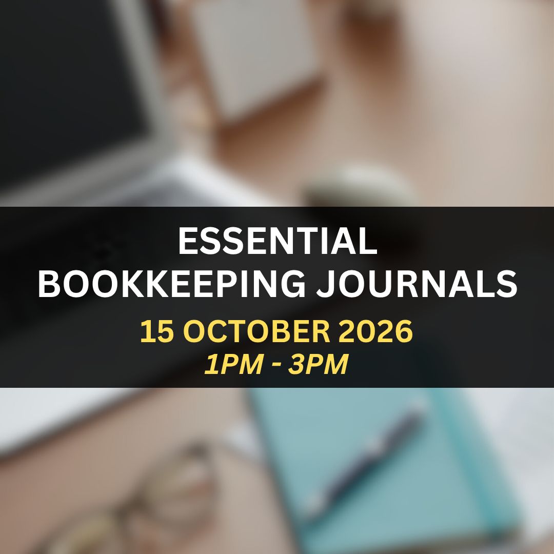 Essential Bookkeeping Journals Webinar Essential Bookkeeping Journals Webinar