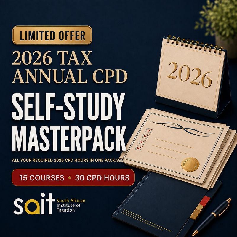 2026 Tax Annual CPD Self-Study MasterPack