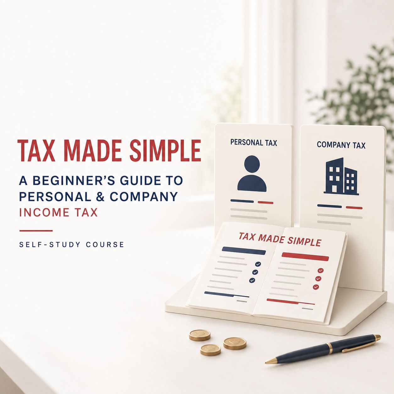 Tax Made Simple: A Beginner’s Guide to Personal &amp; Company Income Tax Course