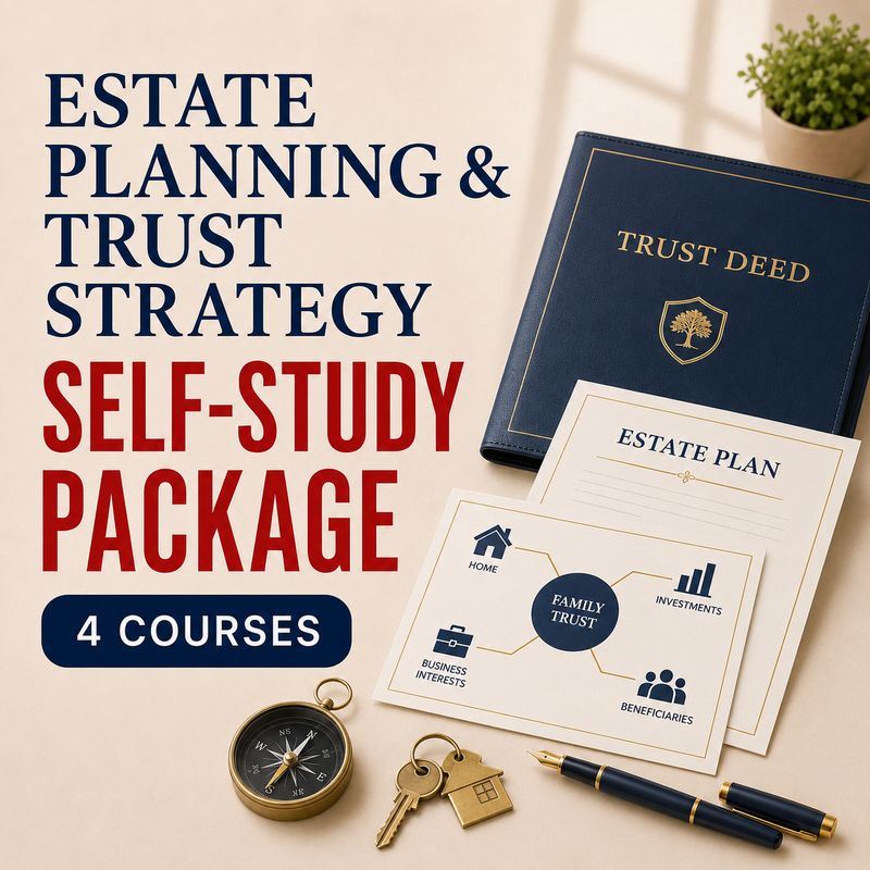 Estate Planning &amp; Trust Strategy Self-Study Package