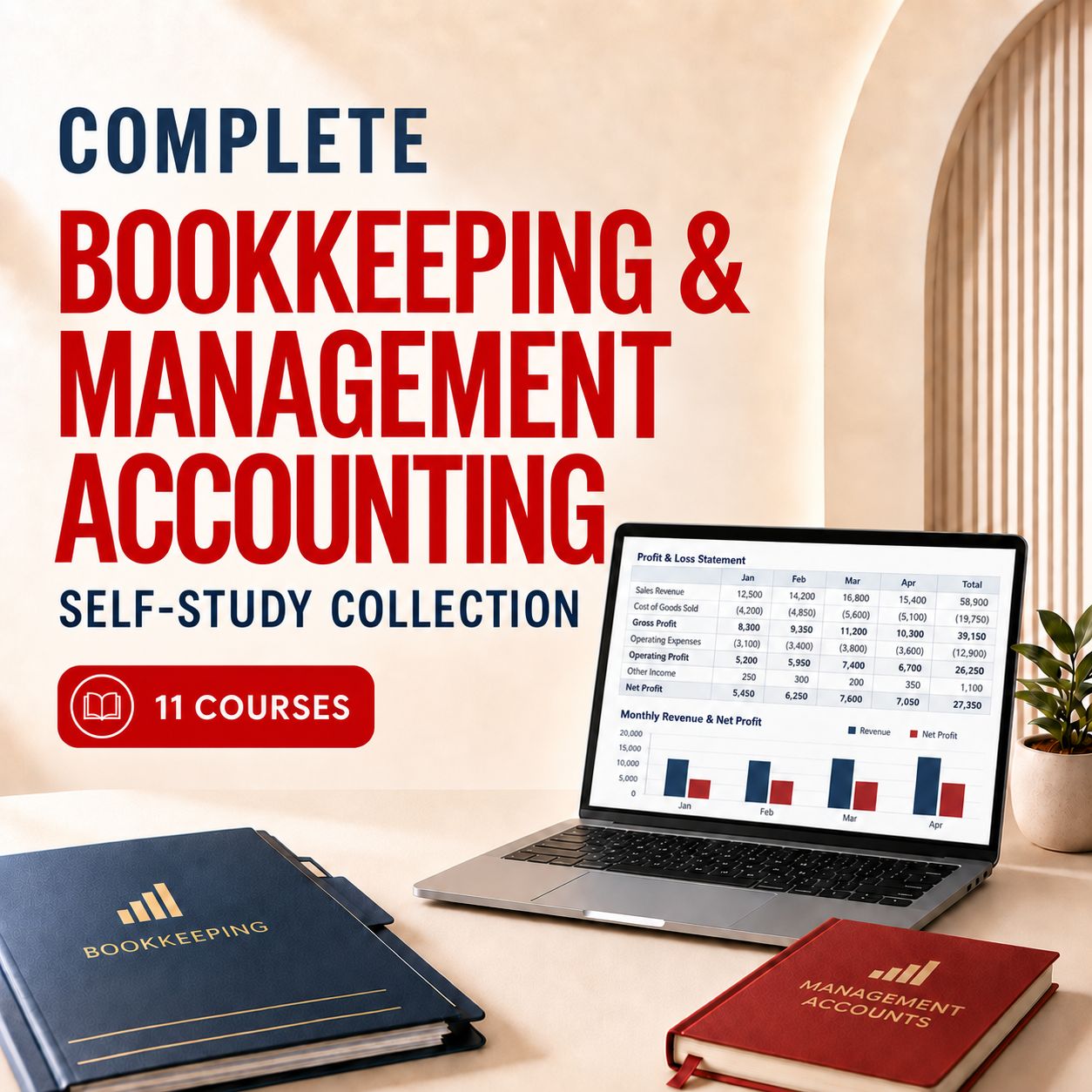 Complete Bookkeeping &amp; Management Accounting Self-Study Collection