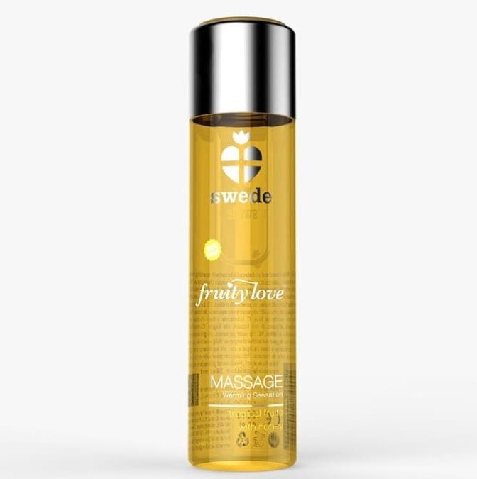 Huile massage fruitylove miel fruits tropicaux