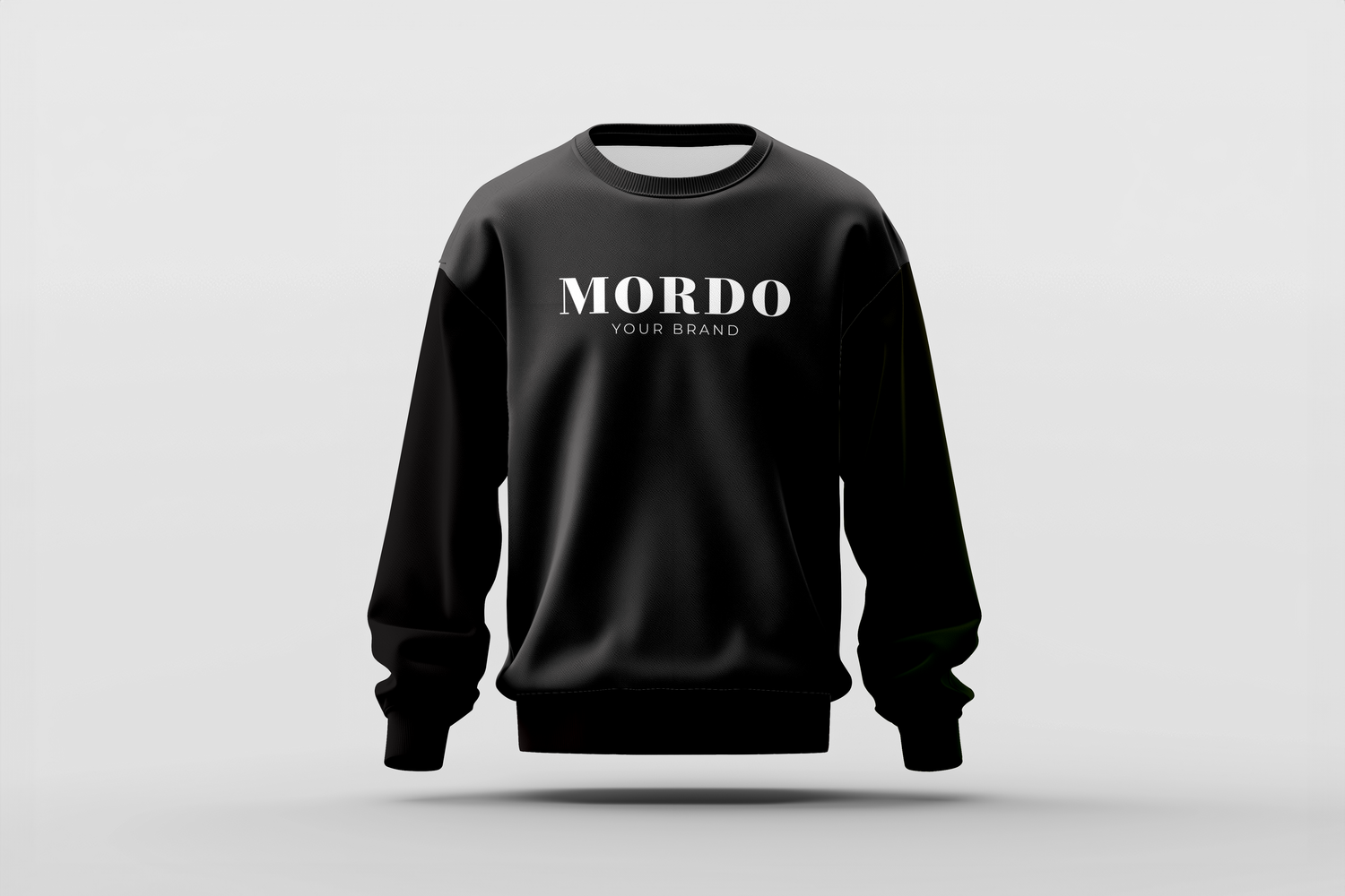 BLUZA CREWNECK MORDO - Czarna bez kaptura