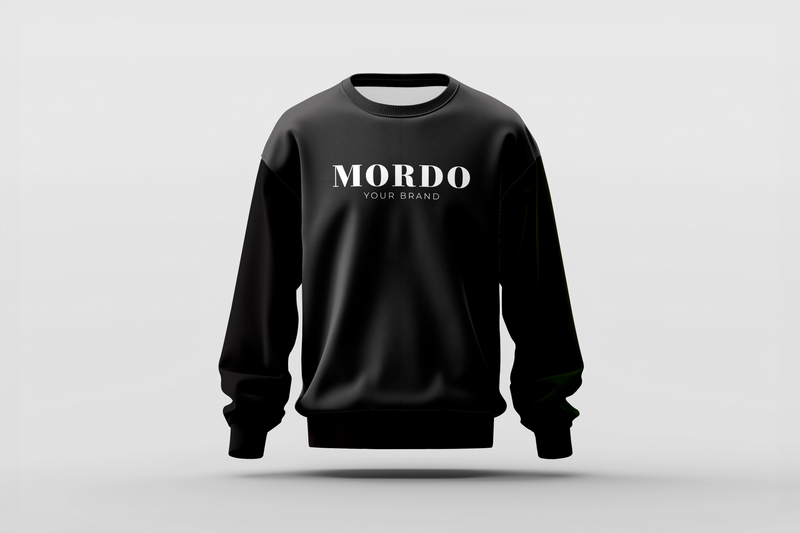 BLUZA CREWNECK MORDO - Czarna bez kaptura
