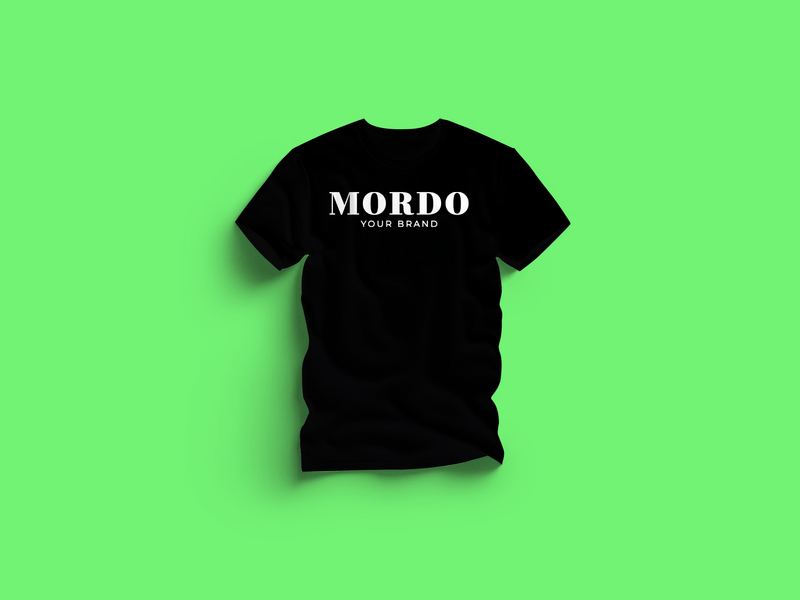 T-SHIRT KOSZULKA MORDO - Czarna