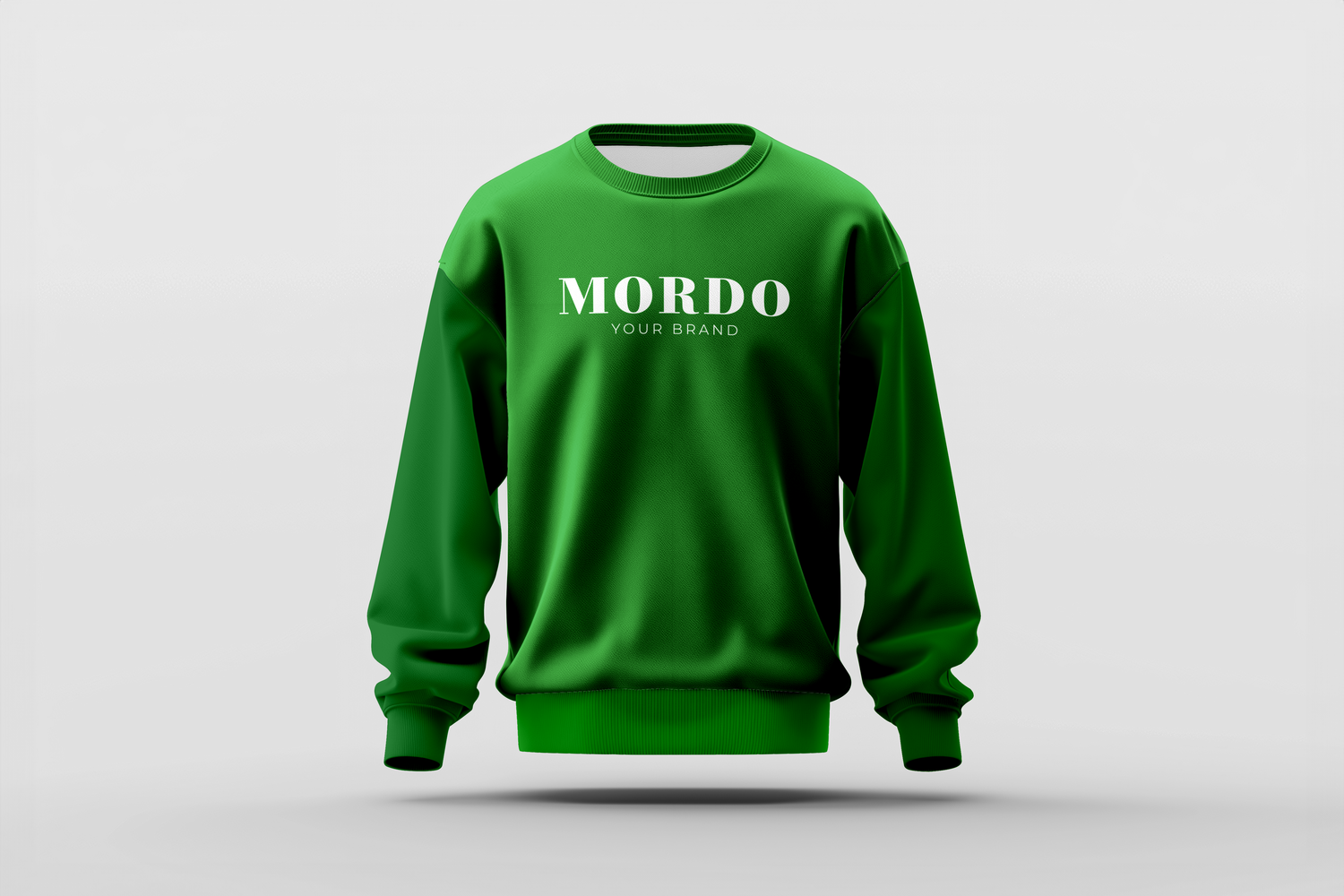 BLUZA CREWNECK MORDO - Zielona bez kaptura