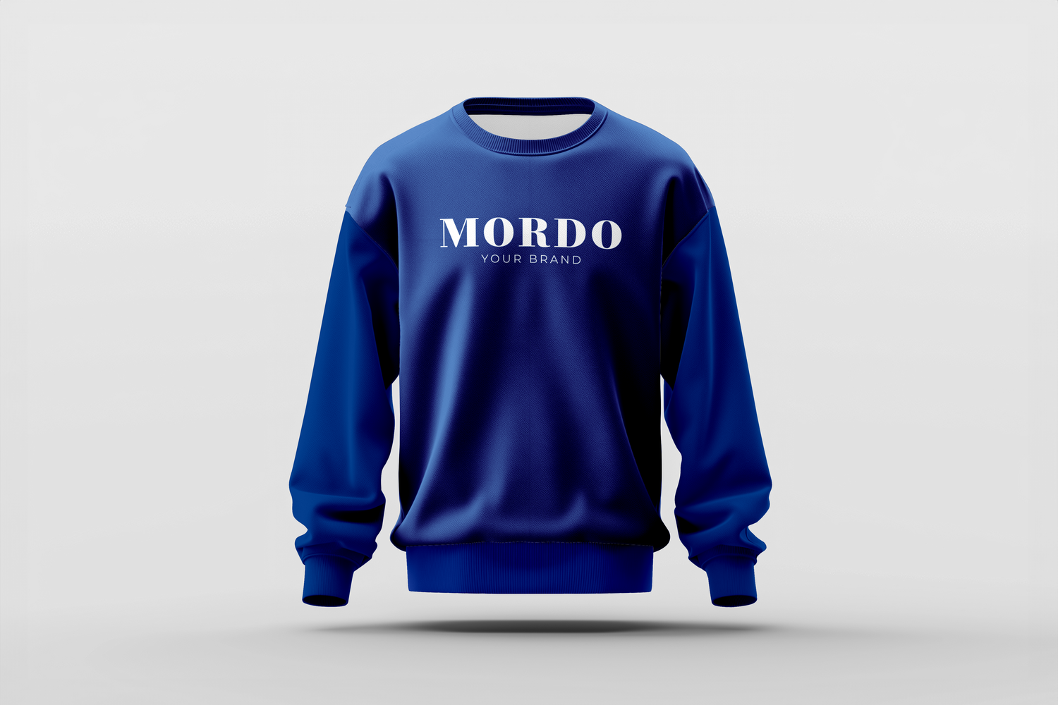 BLUZA CREWNECK MORDO - Niebieska bez kaptura