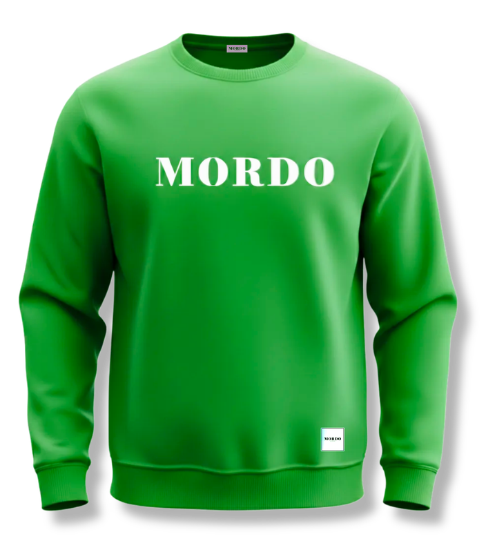 BLUZA CREWNECK MORDO - Zielona bez kaptura