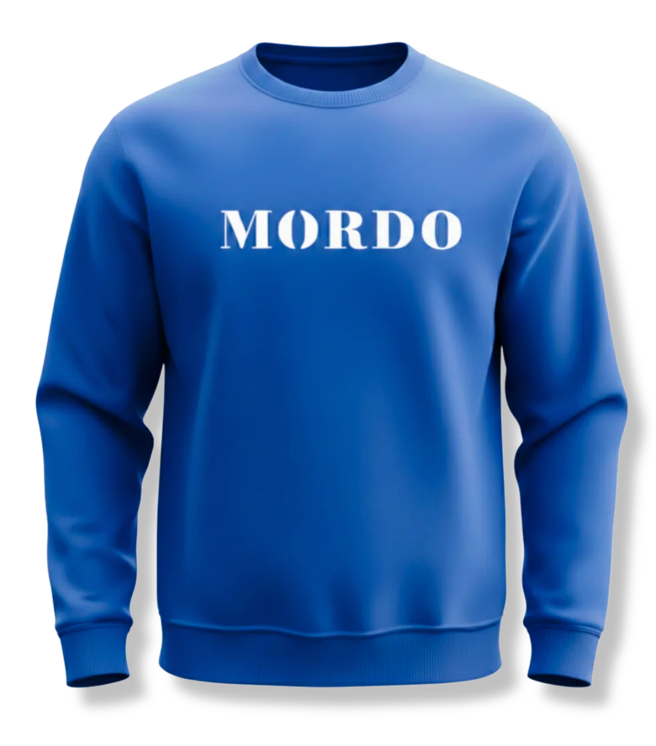 BLUZA CREWNECK MORDO - Niebieska bez kaptura