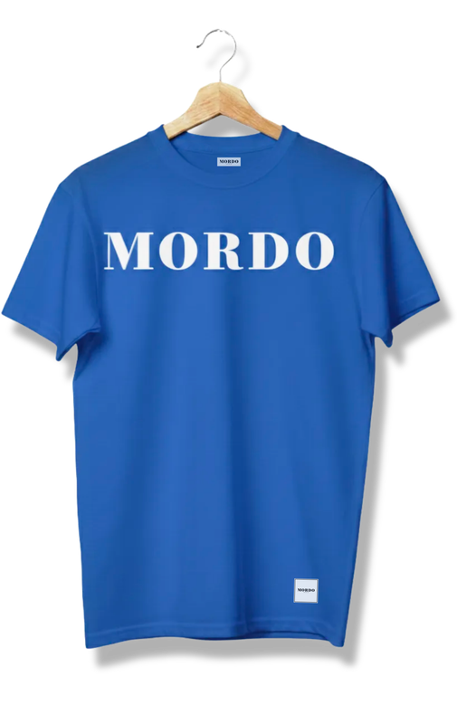 T-SHIRT KOSZULKA MORDO - Niebieska